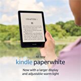 Amazon Kindle 6.8'' Paperwhite 5 E Kitap Okuyucu Warmlight 2021 Siyah 8 GB Reklamlı