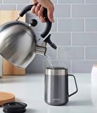 Contigo Streeterville ThermaLock Vakumlu Termos Kupa 420 ml Koyu Gri