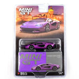 Mini GT 1/64 Lamborghini Countach LPI 800-4 Viola 30th - Blister Paket