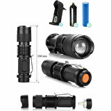 Zoomlu El Feneri Su Geçirmez El Feneri Kama Star Km82