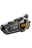 C50 Motosiklet Intercom Kask Kulaklık 1000 Mah Rgb Işıklı Bluetooth Kulaklık Ip67