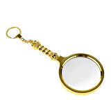 -5x90mm Tüm Metal Altın Renkli, Hediye Büyüteç,optik Lensler Ile Çinko Alaşım Metal Çerçeve