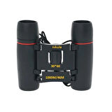 30x60  Cepte Taşımalı Kauçuk Kaplamalı Mini Dürbün-siyah