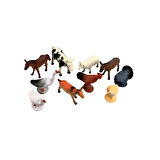 SH-D5804 Sinerjim Kutulu 10 Parça Çiftlik Hayvanları Seti
