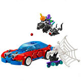 Super Heroes Örümcek Adam Yarış Arabası ve Venom Green Goblin 76279
