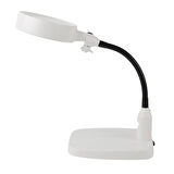 -masaüstü 10x Led Işıklı Büyüteç Okuma El Sanatları Onarım Büyüteç 7765