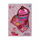 Cupcake Şekilli 2 Katlı Makyaj Güzellik Seti