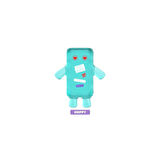 12386 SUN-BTF-FİGÜR CRYSTAL HASHTAG BUDDIES SERIES 14CM 6A