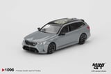 Mini GT BMW M5 Touring G99 Brooklyn Grey Metallic MGT01096 1:64 Diecast Model Araba