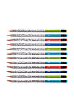 Caligraphy Silgili Yuvarlak Kurşun Kalem 12 Li Paket (5244119603)