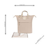Walking Mum Eco Mum Bebek Bakım Sırt Çantası Apricot