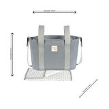 Walking Mum Eco Mum Crossbody Bakım Çantası Cloud