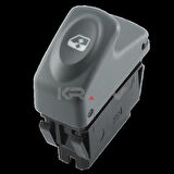 CAM KALDIRMA ANAHTARI RENAULT CLIO - KANGOO - MEGANE I 6 PİN GRİ