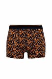 DeFacto Regular Fit Baskılı 3'lü Boxer B0495AX24SMNV135