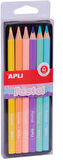 Kalem Pastel 6 Renk Boya Kalemi