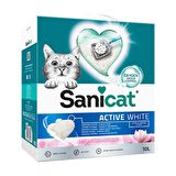 Sanicat Active White Lotus Flower 10 lt Bentonit Kedi Kumu
