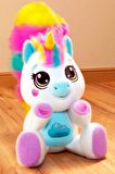 Unutulmaz Bir Oyun Deneyimi için Lily Sesli ve Işıklı Unicorn Peluş