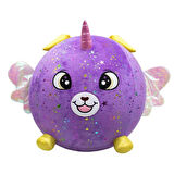 72290 Şişme Peluş Mor Köpek XXL Shiny Corns S2 -FABBATOYS