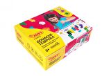 JOVI 521 GUAJ BOYA 12 X 15ML KAVANOZ + FIRÇA ASORTİ RENKLER - 12'Lİ KUTU