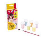 JOVI 520P GUAJ BOYA 6 X 15ML KAVANOZ + FIRÇA PASTEL RENKLER - 6'LI KUTU