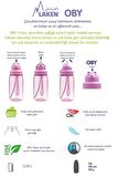 Laken  TRITAN BOTLLE 0,45 L. OBY CAP-PINK Tek Renk-STD