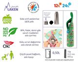 Laken  ST.STEEL THERMO BOTTLE 0,50L.-NEOCOVER CHUPI Tek Renk-STD