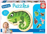 Educa Tropik Hayvanlar Puzzle