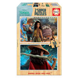 Educa Çocuk Puzzle 2X50 Parça Raya&The Last Dragon 18879