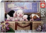 Educa 500 Parça Kutuda Köpek Yavruları Puzzle