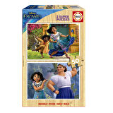 Educa Çocuk Puzzle 2X50 Parça Encanto Disney Madera 19198