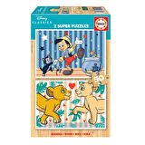 Educa Çocuk Puzzle 2X50 Parça Disney Classics 19290