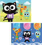 Educa 2x20 Parça Milo Kız ve Erkek Çocuk Puzzle - 3-5 Yaş - 19541