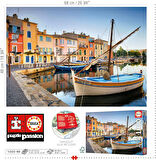 Educa 1000 Parça Proven Martigues Limanı Puzzle - 19928 - Harbour In Martigues Provence