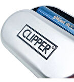 Isme Özel Clipper Çakmak Hediyelik Özel Kutulu Deep Blue