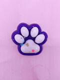 Pati Taba Squishy Kedi Pati Sıkma 7 cm Pullu Pati Sukuşi - Mor