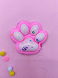 Pati Taba Squishy Kedi Pati Sıkma 7 cm Pullu Pati Sukuşi - Pembe