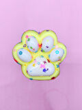 Pati Taba Squishy Kedi Pati Sıkma 7 cm Pullu Pati Sukuşi - Sarı