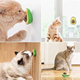 İpek Yıldızı® Avokado Model Yapışkanlı Kedi Oyuncağı Yenilebilir Kedi Nanesi Otu