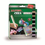 Alpino Keçeli Boya Kalemi Metalix 7 Lİ Metalik Renkler AR000134