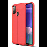 Newface Samsung Galaxy M30S Kılıf Auto Focus Kapak - Kırmızı