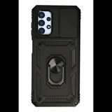 Newface Samsung Galaxy A33 5G Kılıf Pars Lens Yüzüklü Silikon