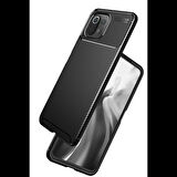 Newface Xiaomi Uyumlu Mİ 11 Lite Kılıf Auto Focus Karbon Kapak