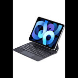Newface iPad Pro 13 (2024) Kılıf X9P Magic Manyetik Klavyeli Tablet Kılıfı - Siyah