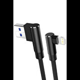 Newface USB to Lightning 3M 2.4A Kablo - Siyah