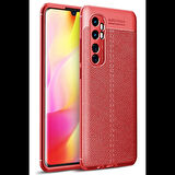 Newface Xiaomi Mi Note 10 Lite Kılıf Auto Focus Kapak - Kırmızı