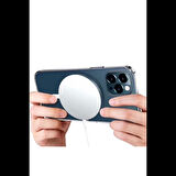 Newface iPhone 15 Pro Max Kılıf Pc Real Magsafe Kapak - Şeffaf