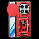 Xiaomi Redmi Note 14 Pro 5G Kılıf Pars Lens Yüzüklü Silikon