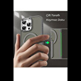 Newface iPhone 14 Pro Max Tork Magsafe Standlı Kapak - Lila