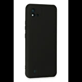 Newface Realme C11 2021 Kılıf Nano içi Kadife Silikon - Siyah