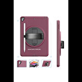 Newface iPad 10.2 (7.nesil) Kılıf Hand Strap Tablet Kılıfı